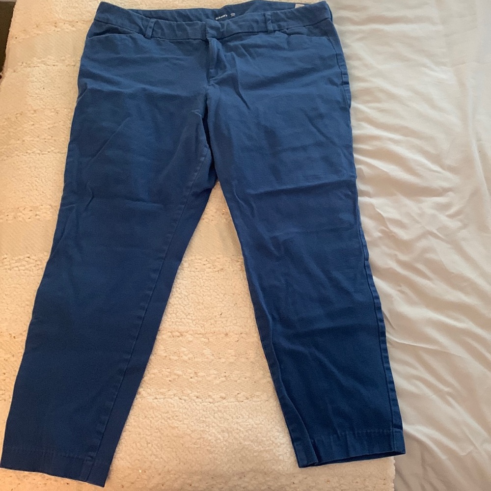 Old Navy blue Pixie ankle pants